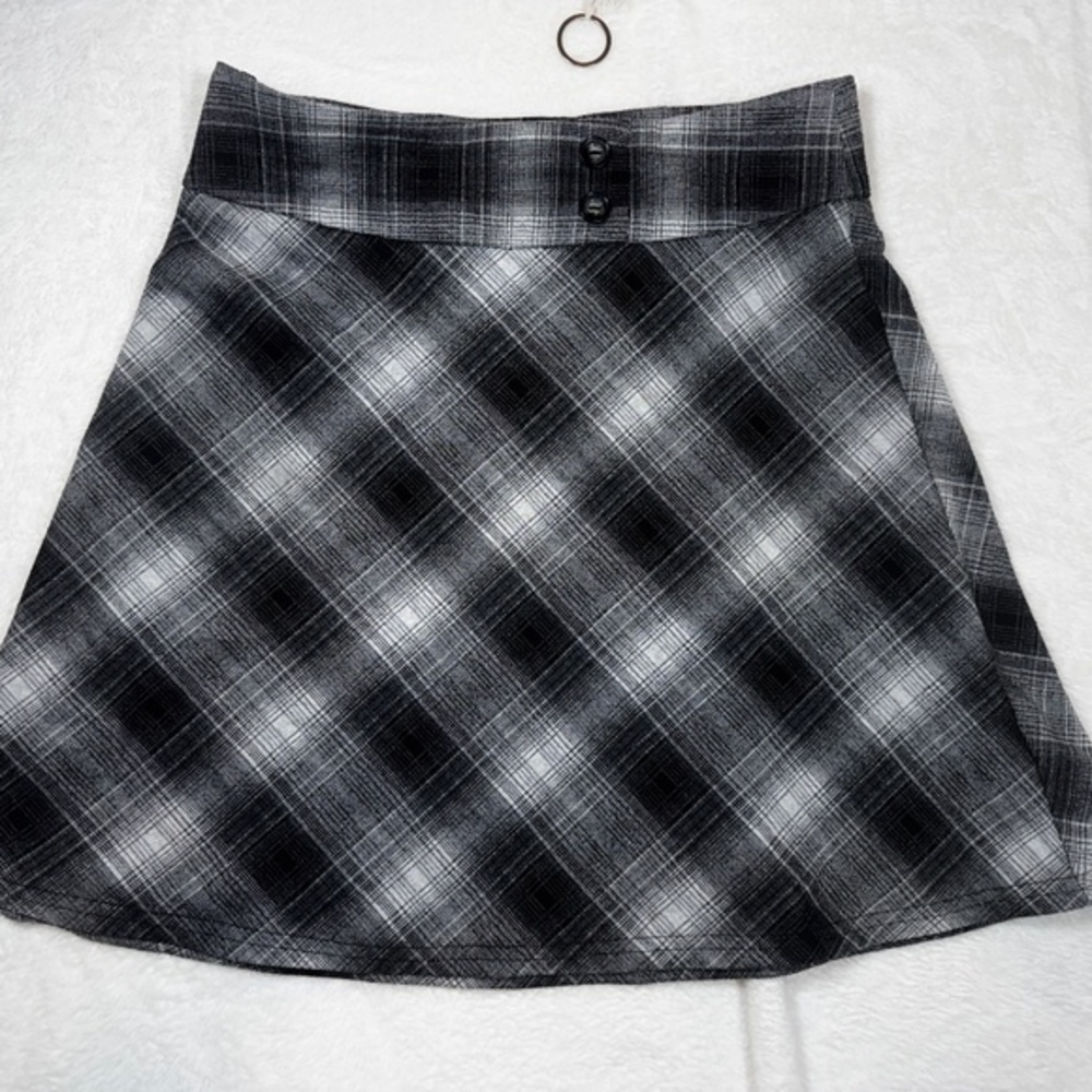 Reitmans Petites Skirt Womens Size 8P Plaid Tweed Mini Academia Goth Brittany